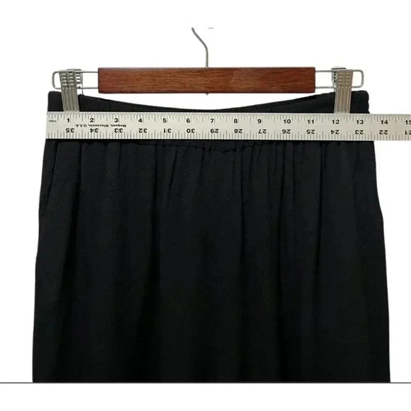 Kate Spade Syanna Wile Leg Viscose Pants Size Small Elastic Waist Side Pockets - Picture 6 of 9